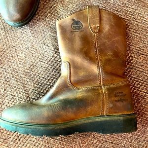 Georgia Boots — Wellington Mississippi Tan Men’s size 8